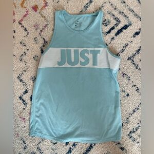 Nike dry fit tank top just do it